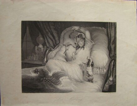 59-1098 "Der Liebling" 25x20cm