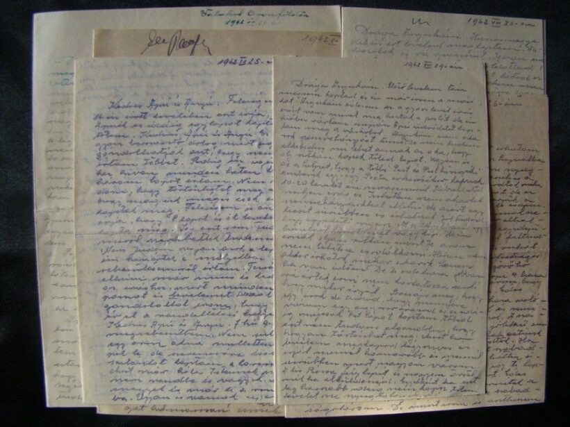 60-1288 1942 6 db levél az Orosz frontról, érdekes tartalommal