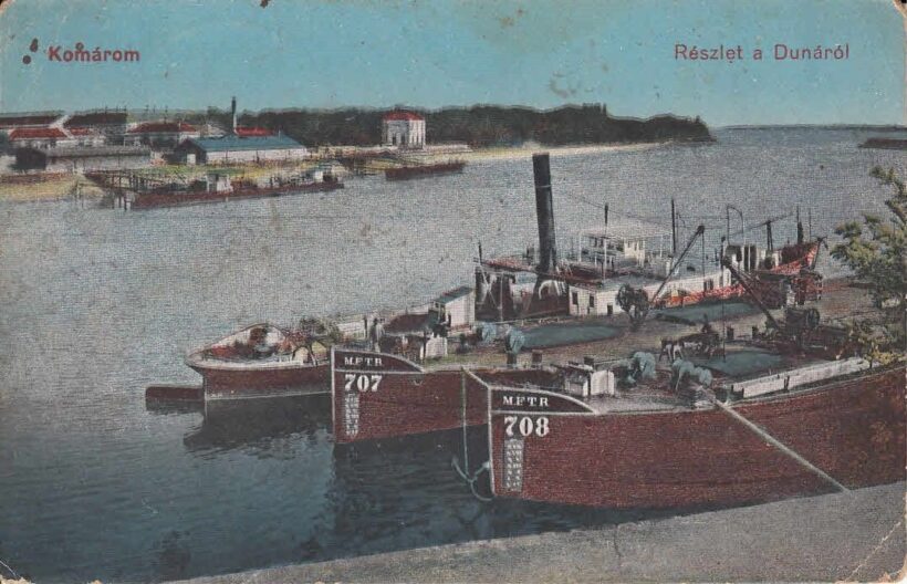 60-1259 Komárom, Részlet a Dunáról