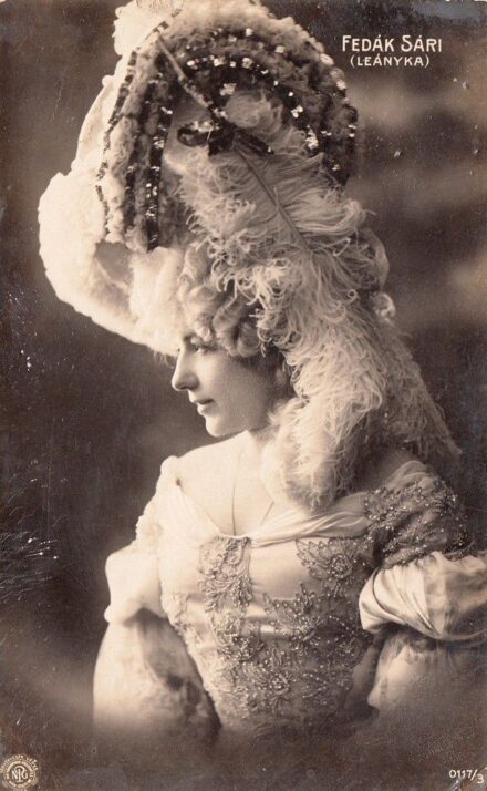 60-1595 Fedák Sári (1879-1955) szinésznő / "Leányka"