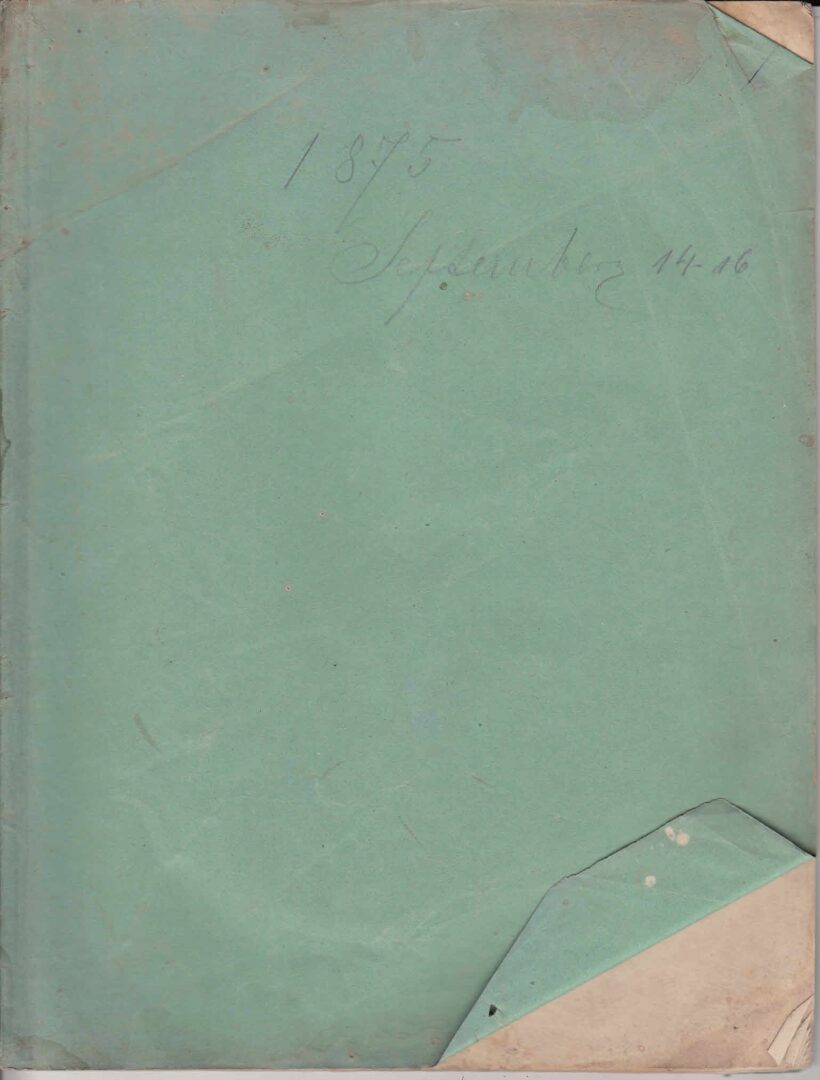 60-1348 1875. A Dunántuli Református Egyházkerület sz.k Székes - Fejérvár városában tartott közgyülésének jegyzőkönyve