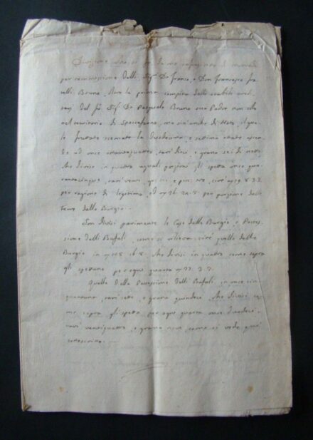 60-1662 cca 1780 Telek költségek + telekrajz 8 oldal