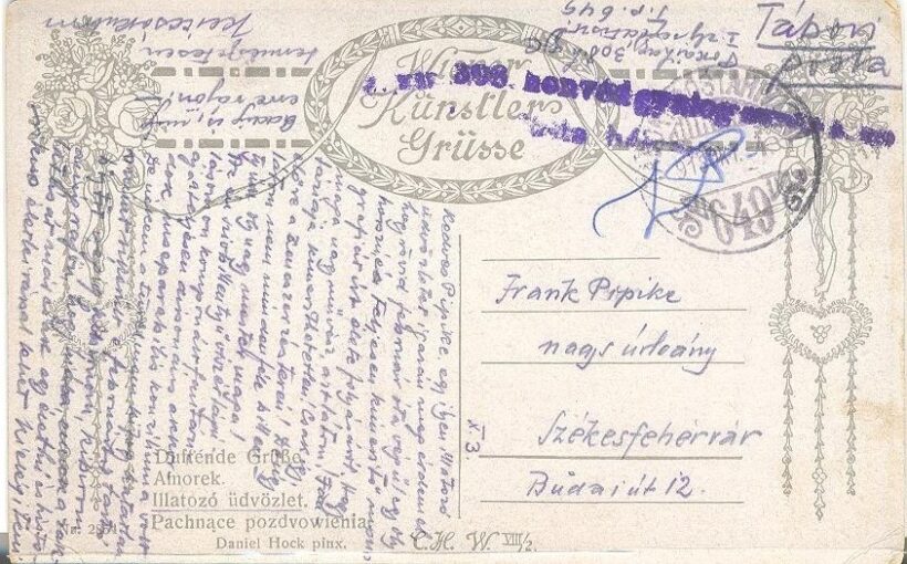 61-418 1918 Képeslap "309. honvéd gyalogezred I. zászlóalj"