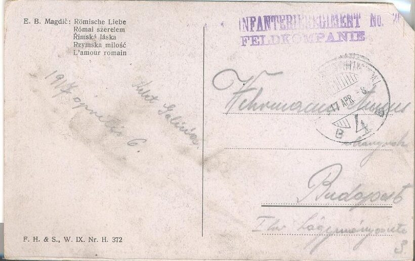 61-419 1917 Képeslap