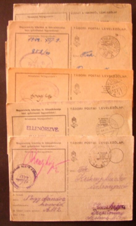 61-1558 1944 13db Ellenörzött tábori lap