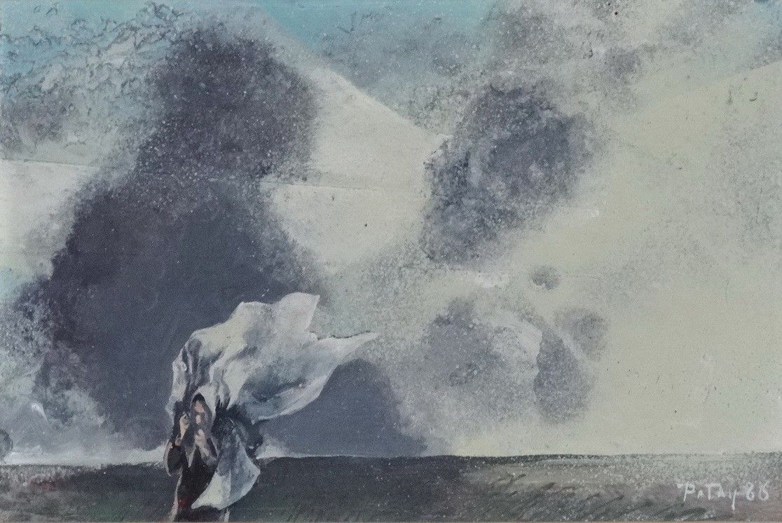 Patay László (1932-2002): Viharban, 1988