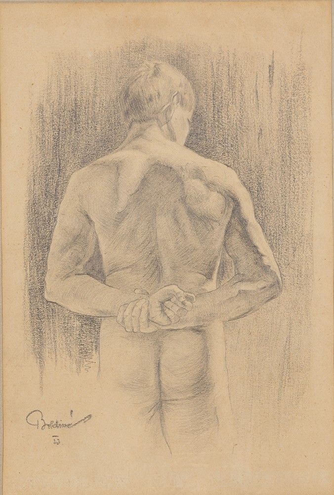Boldizsár István: Férfi hátakt (1923)