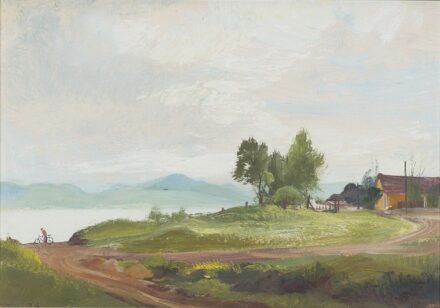 Istokovits Kálmán: Faluvég (Nagymaros), 1956 
