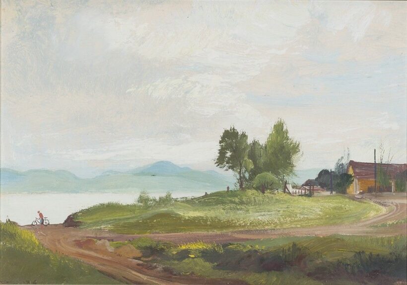 Istokovits Kálmán: Faluvég (Nagymaros), 1956 