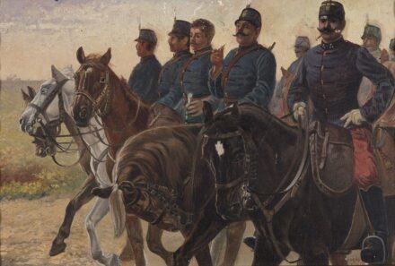 Karczaghy jelzéssel: Lovas huszárok  (1903) 