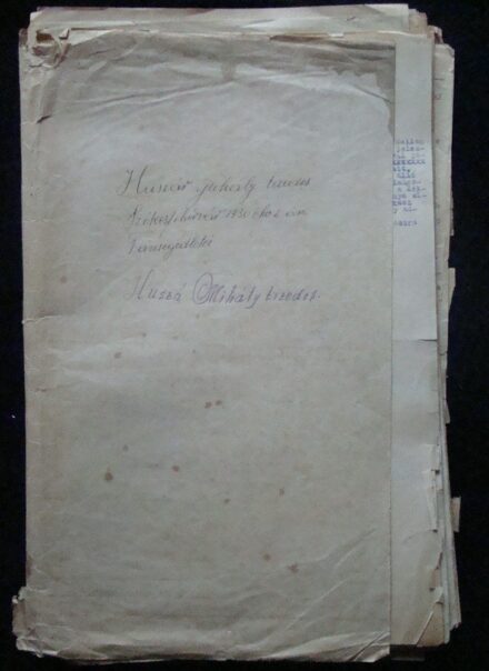 62-1054 1930 M. Kir. "Szent István" 3. honvéd gyalogezred Altisztiképző tanfolyam tananyaga Huszár Mihály tizedes részére Székesfehérvár ( térképrajz, napiparancs stb.)