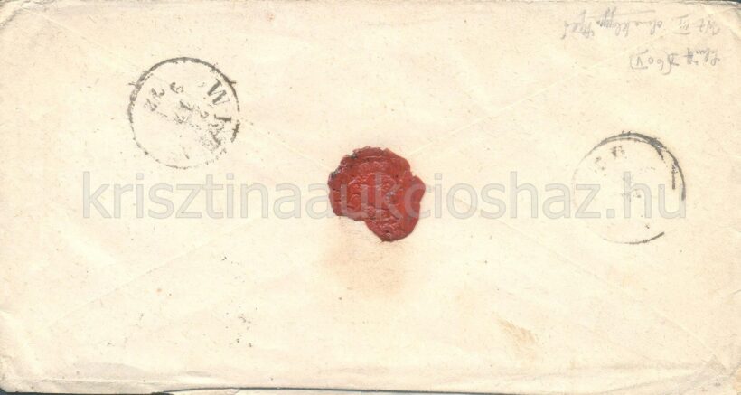 62-118 1872. 5 k levélboríték "Bruneck-Wien" - Image 2