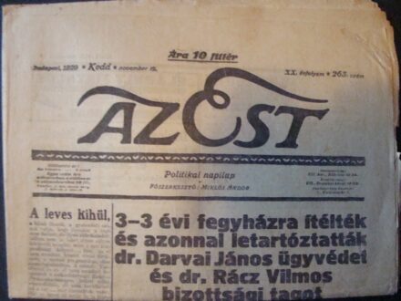 62-333 1929 Az Est. c lap
