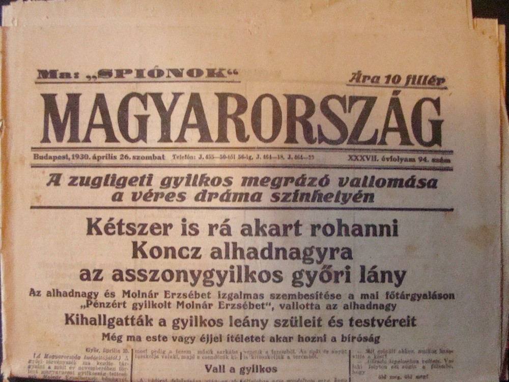62-82 1930 Magyarország c. lap
