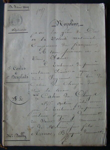 62-1686 1869 Szerződés / 42 oldal