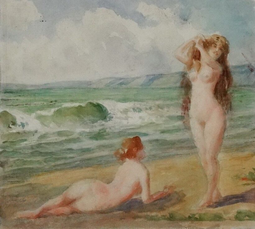 Helbing Aranka, Kátainé (1898 - 1974): Fürdőzők