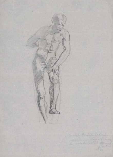 Székely Bertalan (1835 - 1910): Akt vázlat