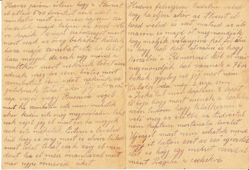 63-981 1917. Levél egy újonnan bevonuló katonától ! Érdekes tartalommal