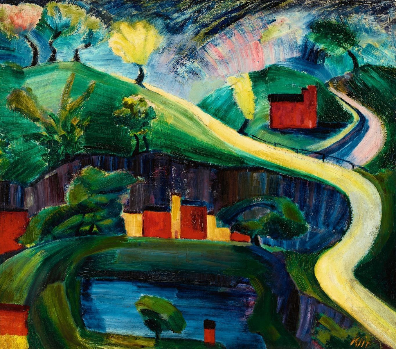 Klie Zoltán Mesebeli táj (Kompozíció), 1926