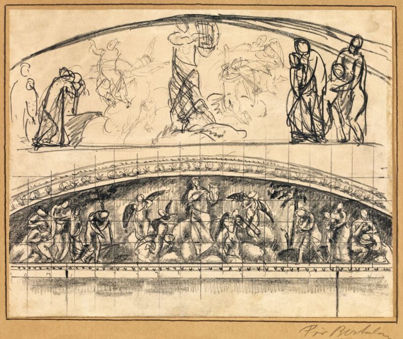 Pór Bertalan Pannóterv a Népoperához, 1911