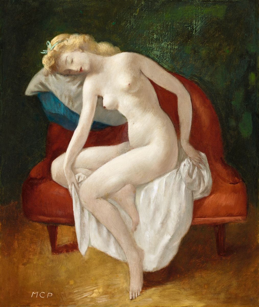 Molnár C. Pál Pihenő akt