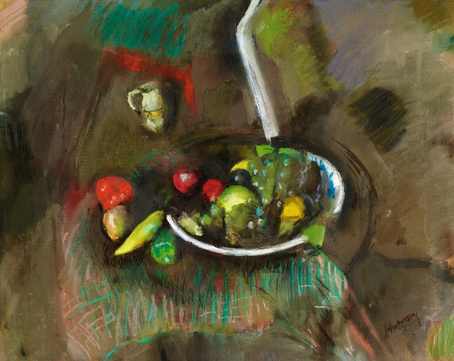 Hatvany Ferenc Műtermi csendélet az ősz gyömölcseivel