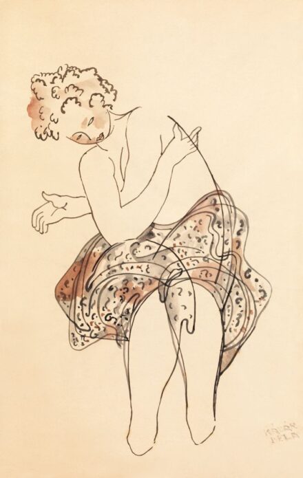 Kádár Béla Art deco akt