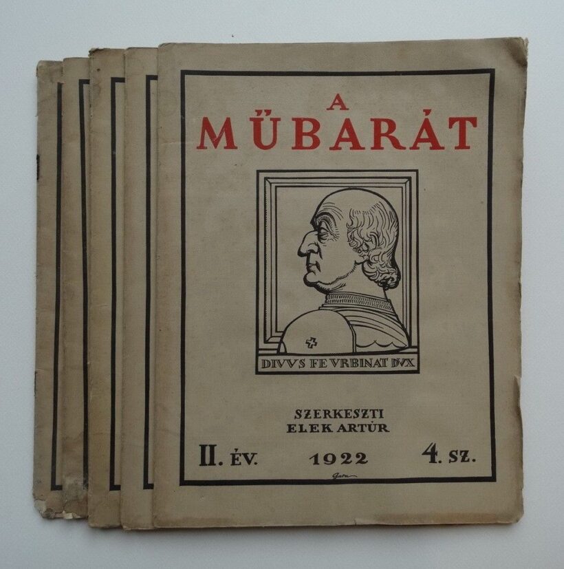 A Műbarát - 5 szám, 1922-23