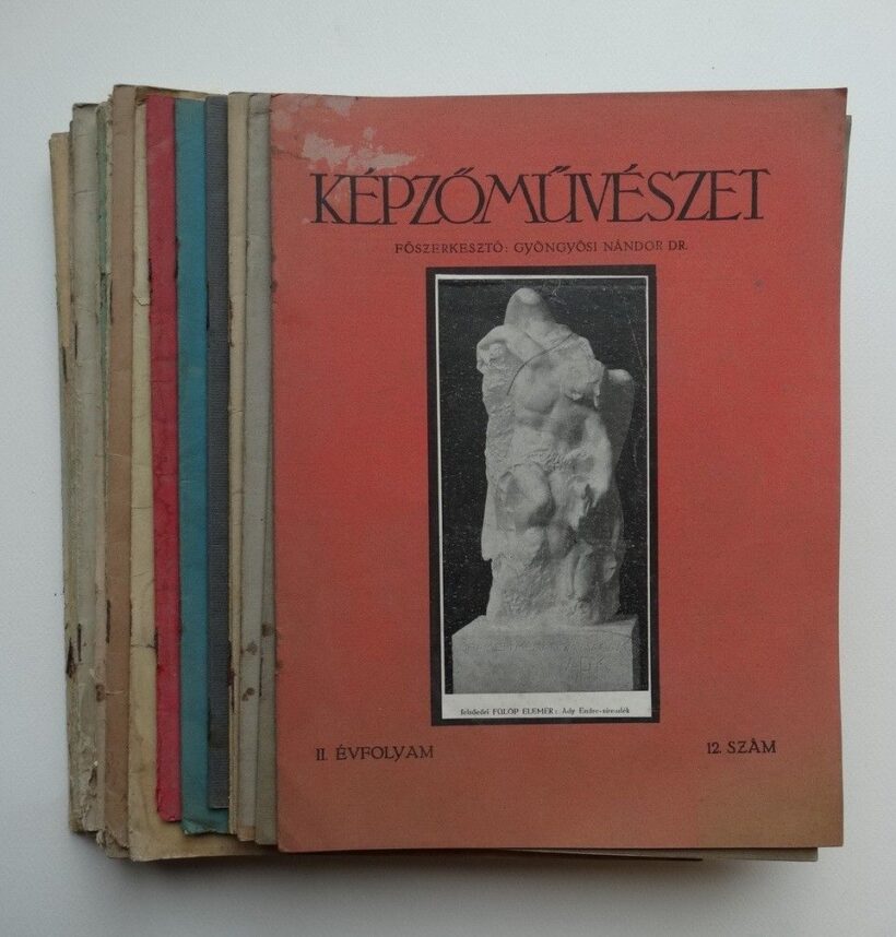 Képzőművészet 1928-34, 23 db szórványszám