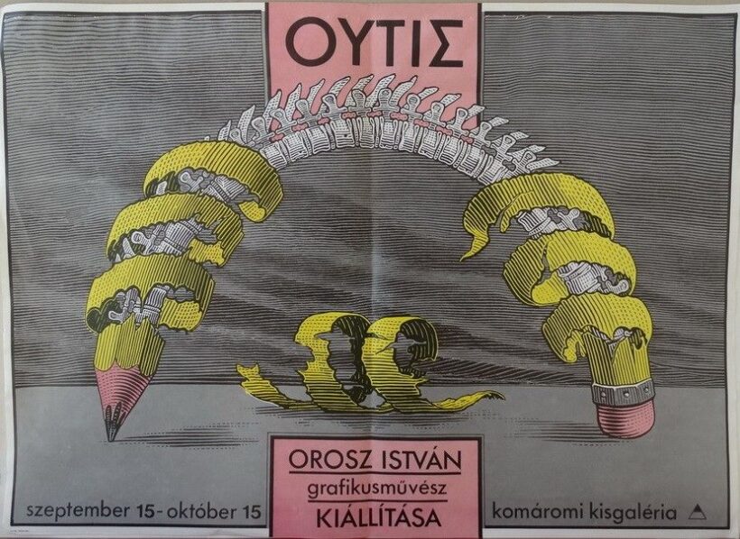 Orosz István (1951): Kiállítási plakát, 1989
