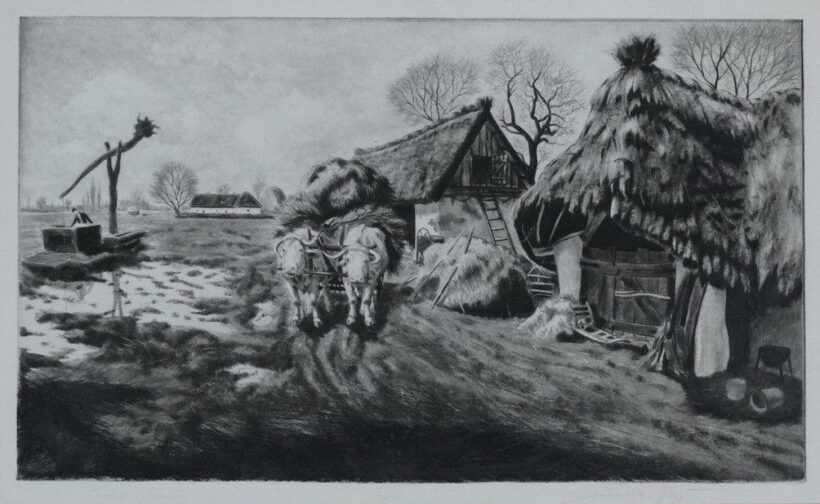 Szennik György (1923 - 2007): Tavasz a pusztán