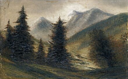 Szepesi Kuszka Jenő (1885-?): Iglói tájkép