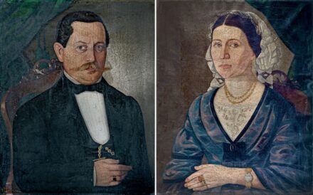 Magyar festő, 19. sz. második fele: Házaspár portréja