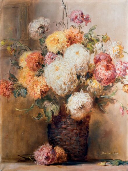 Benczúr Ida, Dolányi (1876-1970): Krizantémok