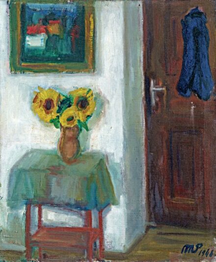Miháltz Pál (1899-1988): Szobabelső, 1948