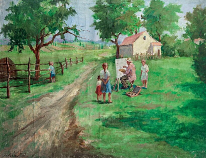 Magyar festő, 20. sz. első fele: A festő falun