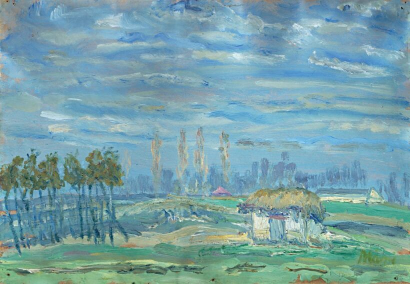 Kovács Mária (1883-1977): "Tanyaudvar"