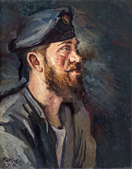 Kober Leo (1876-1931): Matróz portréja, 1918
