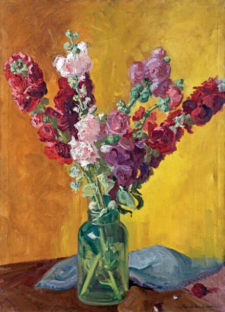Szegedi Molnár Géza (1906-1970): Mályvák, 1959