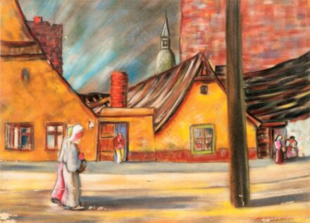 Farkasházy Miklós (1895-1964): "Óbudai házikók", 1935
