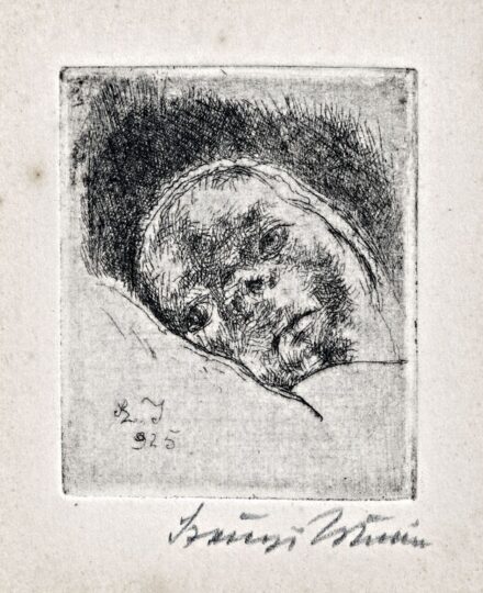 Szőnyi István (1894-1960): Fekvő kisfiú, 1925