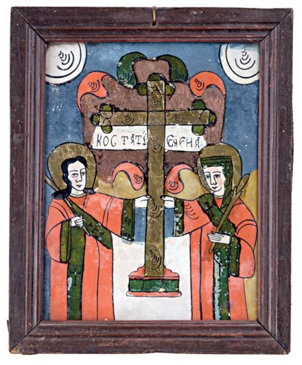 Üvegikon - Szent Konstantin és Heléna