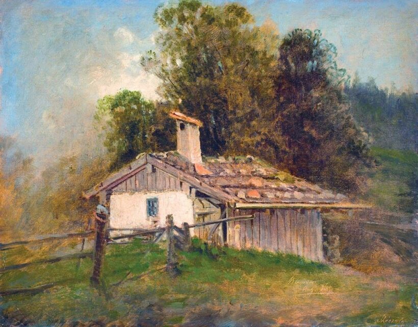 Mészöly Géza (1844-1887) Tanyarészlet, 1869
