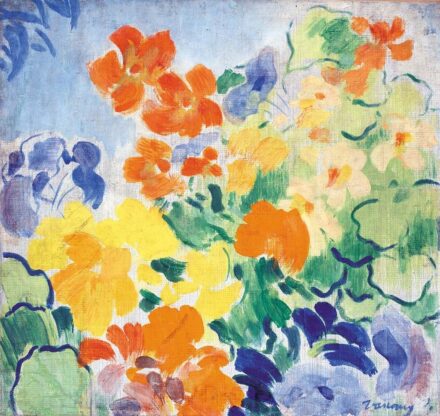 Vaszary János (1867-1939) Virágok, 1930-as évek