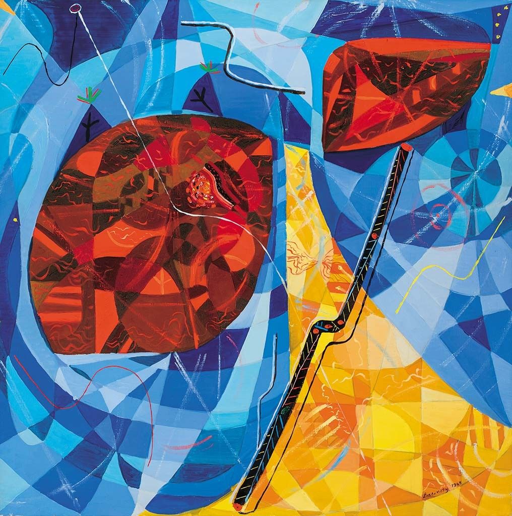 Lossonczy Tamás (1904-2009) Kristályosodás, 1964