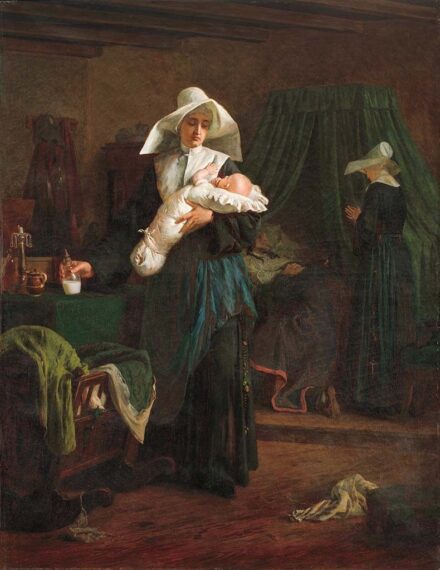 Székely Bertalan (1835-1910) Az apáca, 1870