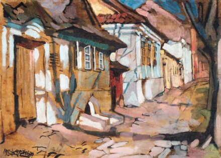 Nagy Oszkár (1883-1965) Felsőbányai házak