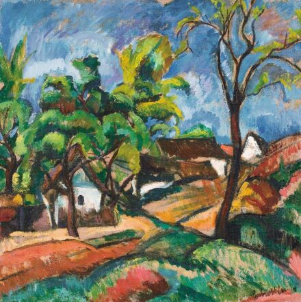 Perlrott Csaba Vilmos (1880-1955) Nyár (Pócsmegyeri részlet)