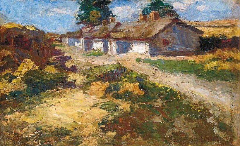 Fényes Adolf (1867-1945) Tanyai ház