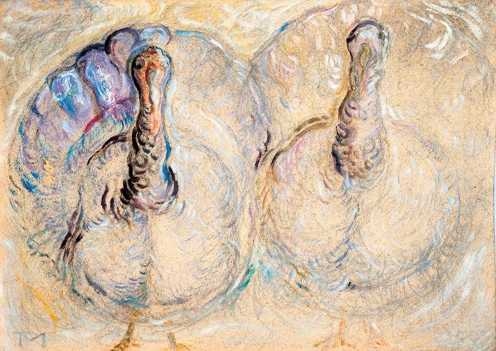 Tóth Menyhért (1904-1980) Pulykák